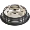 zooplus Exclusive Silver Line Gamelle pour chien, noir mat - 200mL, diam.:15cm