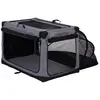 zooplus Exclusive Niche pliable Pet Home taille XL L 71 x P 106 x H 68,5 cm gris - pour chien
