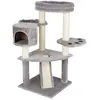 zooplus Exclusive Tanière d'ours - Arbre à chat - Gris clair