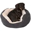 zooplus Exclusive Panier Cozy Cord Chien / Chat L81 l63 H18cm - Panier pour Chien