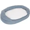 zooplus Exclusive Panier ovale Grand chien L117 l72 H24cm Memory gris - Panier pour Chien