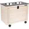Modern Living Rangement en bois Inari avec double gamelle 53x30x43,5cm...