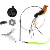 zooplus Basics Jouet interactif pour chats 4 en 1 - Teaser 95cm, 4 jou...