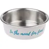 Gamelle en inox TIAKI "In The Mood For Food" pour chien et chat - capa...