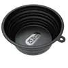 Gamelle de voyage en silicone TIAKI, noire pour chien et chat - 500 mL