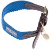Collier Nomad Tales Bloom, saphir pour chien  - taille L : tour de cou 46 - 52 cm, l 38 mm