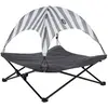 Lit de camp TIAKI Sun Stripes pour chien - L 80 x l 80 x H 30 cm