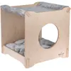 Niche Natural Paradise Mimosa pour chat - gris clair