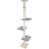 Arbre à chat Modern Living Isernia fixation plafond - gris clair