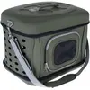 zooplus Exclusive Sac de transport pliable pour chien et chat - vert, L 42 x l 32 x H 30 cm