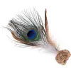 Jouet Modern Living Katmandou avec des plumes de paon pour chat