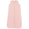 Meyco Baby Uni baby zomerslaapzak - pre-washed hydrofiel - soft pink - 70cm - 0.5 TOG