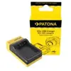 Patona Chargeur slim micro-USB pour batterie Fujifilm NP-W126