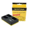 Patona Chargeur triple USB pour batterie Canon LP-E6