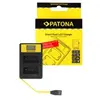 Patona Chargeur double Smart LCD pour Fujifilm NP-W126