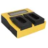 Patona Chargeur double batterie avec écran LCD pour Panasonic DMW-BLK2...