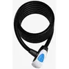 XLC LO-L08 Al Capone Kabelslot - 185 cm x 12 mm - Zwart/Zilver