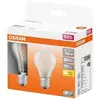 OSRAM - Boite de 2 LED std verre dépoli 7W E27 806lm 2700K chaud