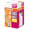 Osram Ampoule led standard claire filament 8W75 E27 chaud