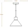 Ledvance LED Armatuur E27 | Decor Concrete Wood Pendant 220 mm E27 Dar...