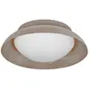 LEDVANCE ORBIS MILAN plafondlamp 305mm, houtkleur, 2XE27
