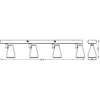 Ledvance, Applique + plafonnier, LED Spot Gris Perle (840 lm, GU10)