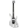 Schecter Synyster Standard FR Gloss White / Black Stripes elektrische ...