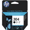 304 Cartouche d'encre noire authentique (N9K06AE) - Pour HP DeskJet 2620/2630/3720/3730