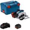 Bosch Professional Scie Circulaire Gks18v-57-2+2x Proc18v 5.5ah+gal1880+l-boxx