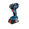 Visseuse à chocs BOSCH GDR 18 V-200 C CLICK/GO - 2 X 4.0 Ah avec chargeur