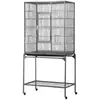 Yaheetech Cage Oiseaux 81 x 47 x 160 cm Volière Perruche Perruquet Can...