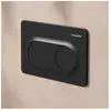 hansgrohe iFrame Original S drukplaatvoor dual flush mat zwart