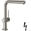 Hansgrohe Talis M54 - Keukenkraan met uittrekbare vuistdouche, rvs uit...