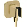 Hansgrohe Fixfit Coude de raccordement avec support, doré 26887990