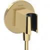 Support pommeau de douche HANSGROHE FixFit S aspect doré poli
