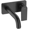 Hansgrohe Mitigeur lavabo encastré mural Vernis Shape, EcoSmart noir mat 71578670