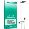 hansgrohe Pulsify S Showerpipe 2jet mt ShowerTablet Select 400 chroom