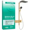 Hansgrohe Raindance Alive Q - Doucheset met thermostaat, 21x34 cm, 3 s...