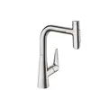 Robinet de cuisine avec douchette - HANSGROHE - Talis Select M51 220 - 2 jets - aspect acier inox
