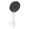 Ensemble support mural et douchette 130 3jet avec flexible de douche 1...