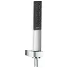 Ensemble support mural et douchette 100 1jet avec flexible de douche 1...