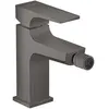 Mitigeur bidet Hansgrohe Metropol poignée manette, Noir Chromé brossé