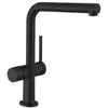 Hansgrohe 72827670 Mitigeur d'évier 270 Talis M54 avec système d'arrêt 1 jet Noir mat
