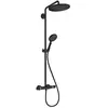 Hansgrohe Showerpipe 280 1jetavec mitigeur thermostatique noir mat