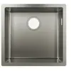 Evier à encastrer sous plan 1 bac HANSGROHE S71 400 sans vidage inox