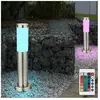 Etc-shop - Lampe d'extérieur argent lampadaire de jardin lampadaire de...