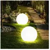 ETC-SHOP Boule solaire pour extérieur 30 cm boule lumineuse solaire bo...