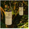 Etc-shop - Lampe solaire de jardin en bambou lampes solaires lanterne ...
