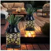 Etc-shop - Lampes solaires pour décoration de balcon extérieur motif d...