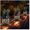 Etc-shop - Lampes solaires pour décoration de balcon extérieur motif d...